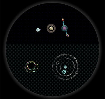 An extract of other virtual elements found within Spark, e.g. a Black Hole.