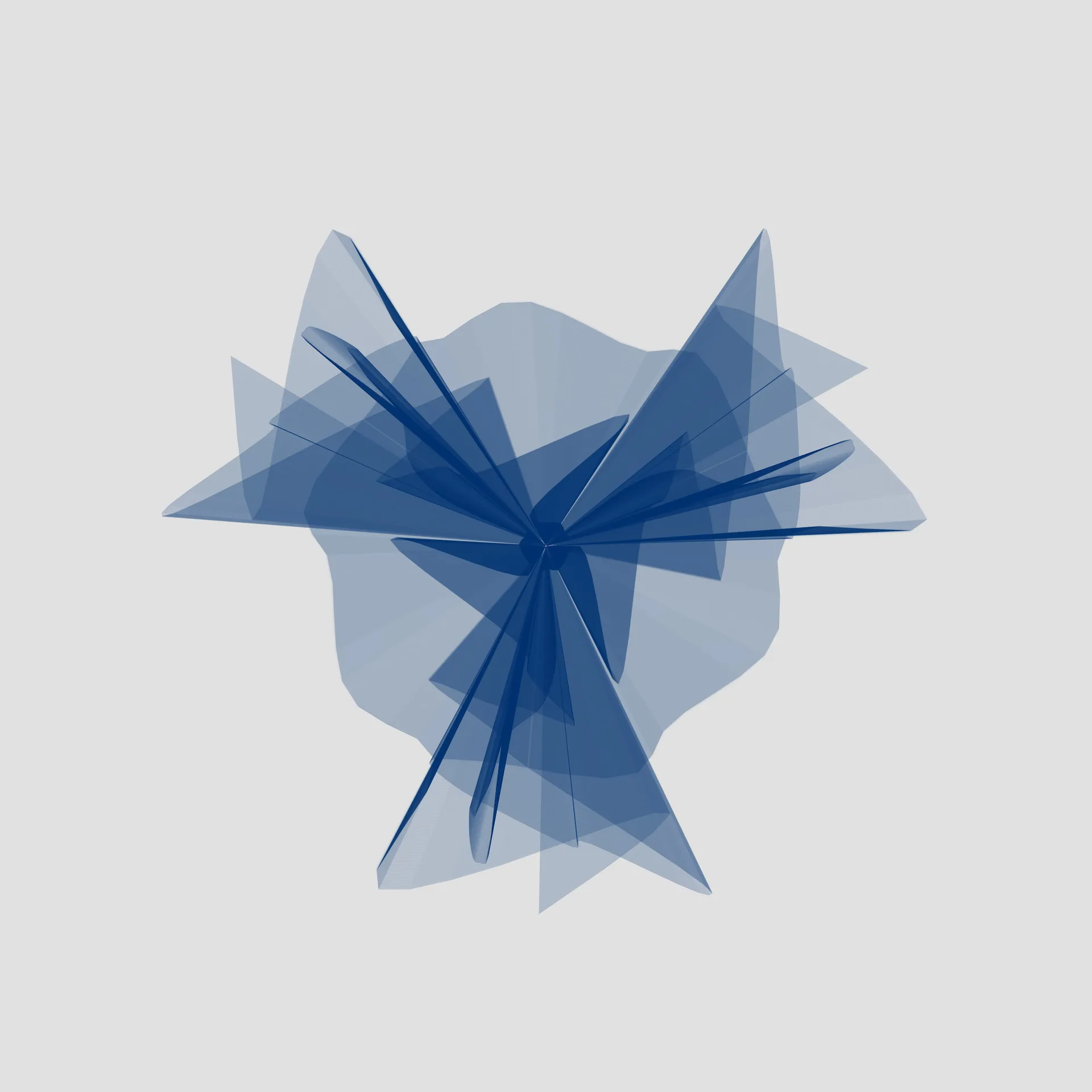 Print 3 of Blue Curves.