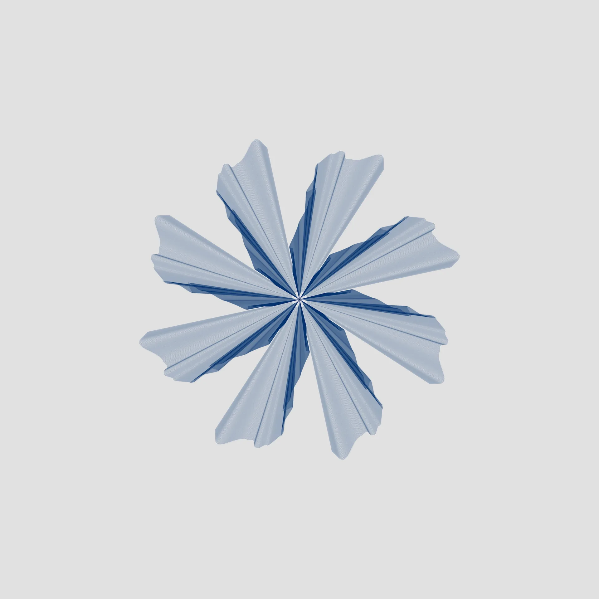 Print 1 of Blue Curves Complex.