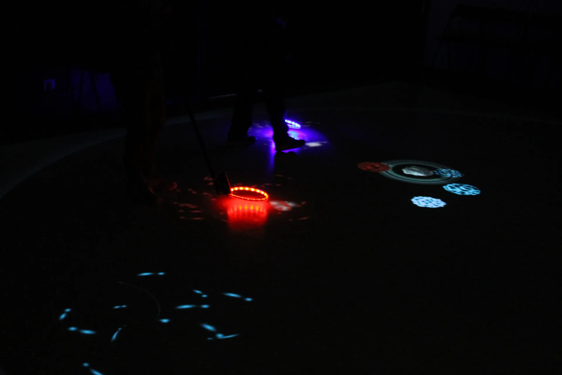 Players exploring the virtual environment.