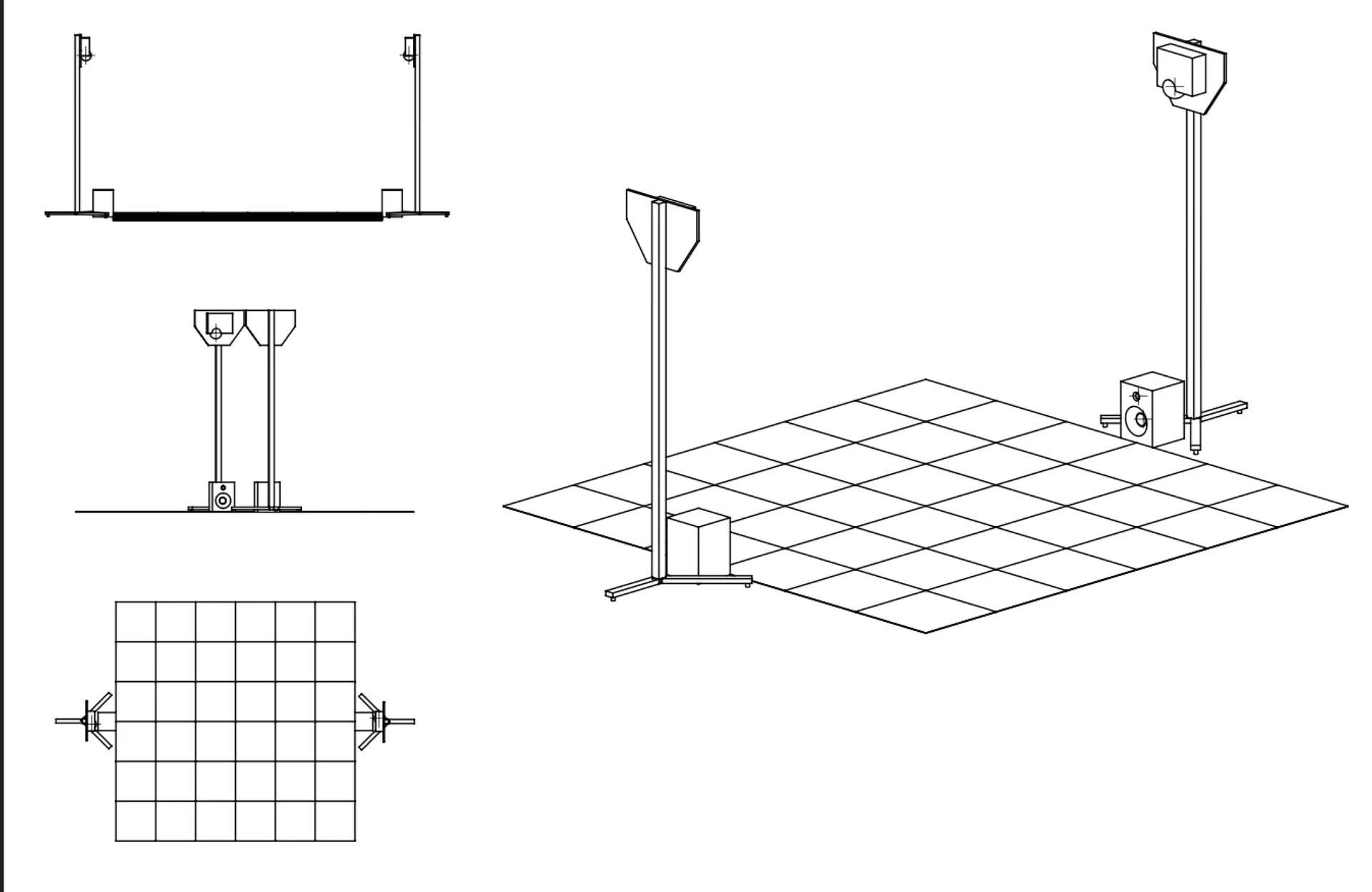 A technical drawing of the hardware environment used for Spark.